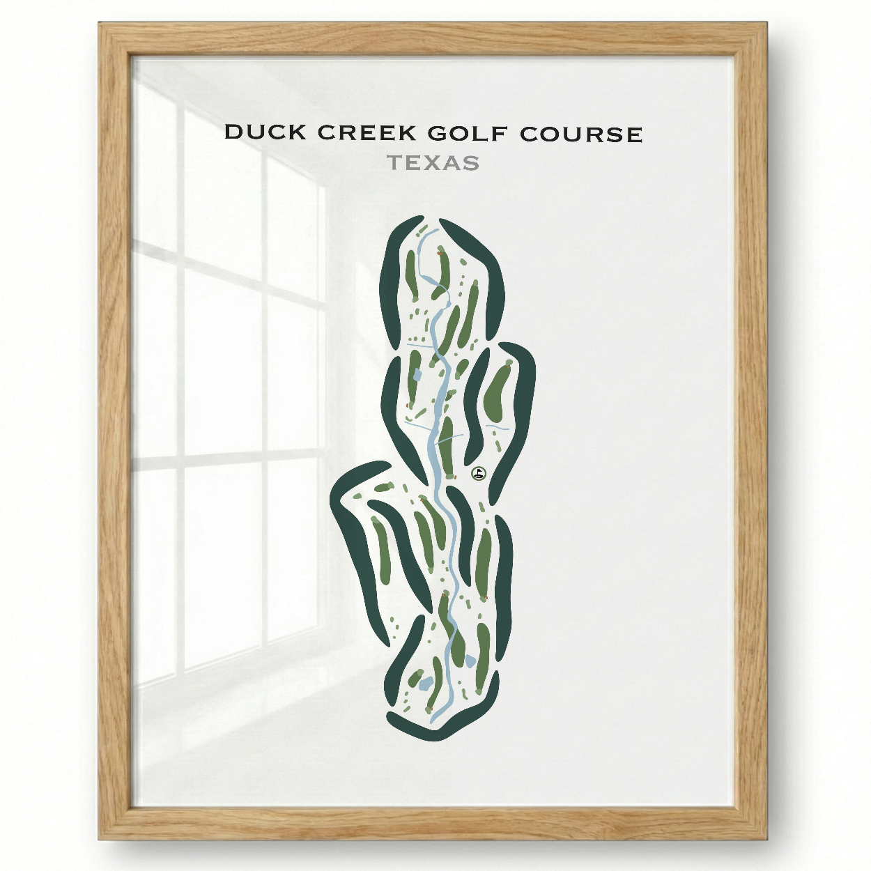 Duck Creek Golf Course, Texas - Printed Golf Courses