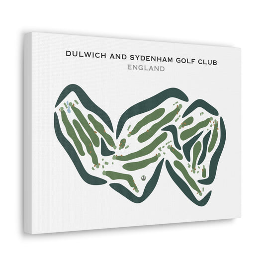 Dulwich & Sydenham Golf Club, England - Printed Golf Courses