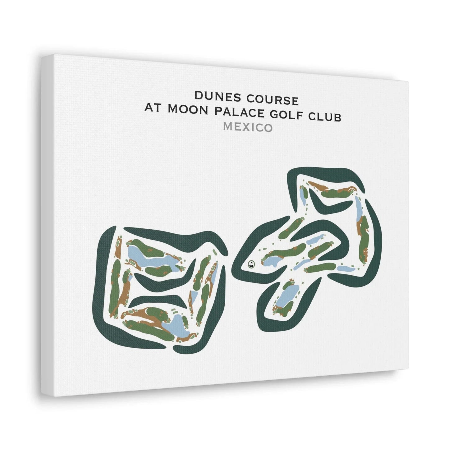 Dunes Course at Moon Palace Golf Club, Mexico - Printed Golf Courses