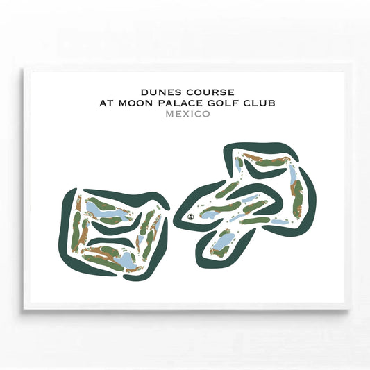 Dunes Course at Moon Palace Golf Club, Mexico - Printed Golf Courses