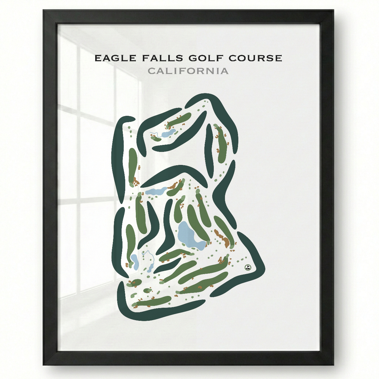 Eagle Falls Golf Course, California - Printed Golf Courses