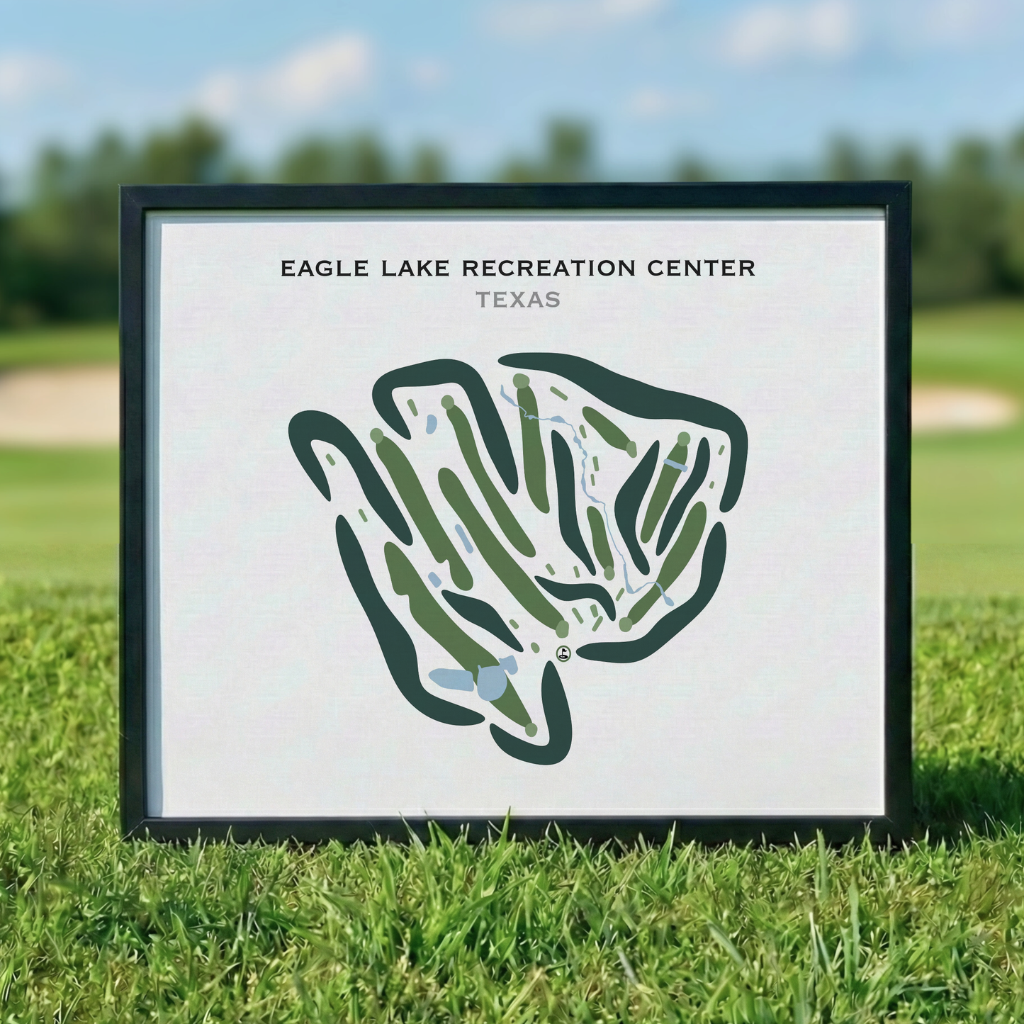 Eagle Lake Recreation Center, Texas - Printed Golf Courses