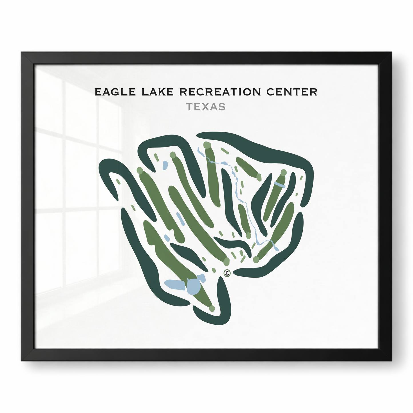 Eagle Lake Recreation Center, Texas - Printed Golf Courses