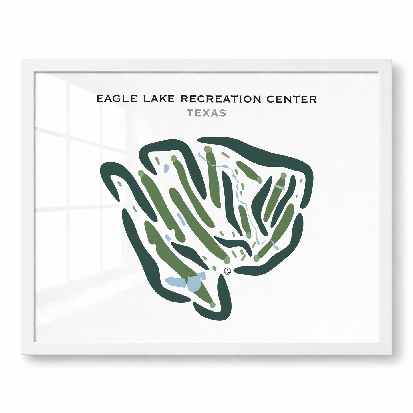 Eagle Lake Recreation Center, Texas - Printed Golf Courses