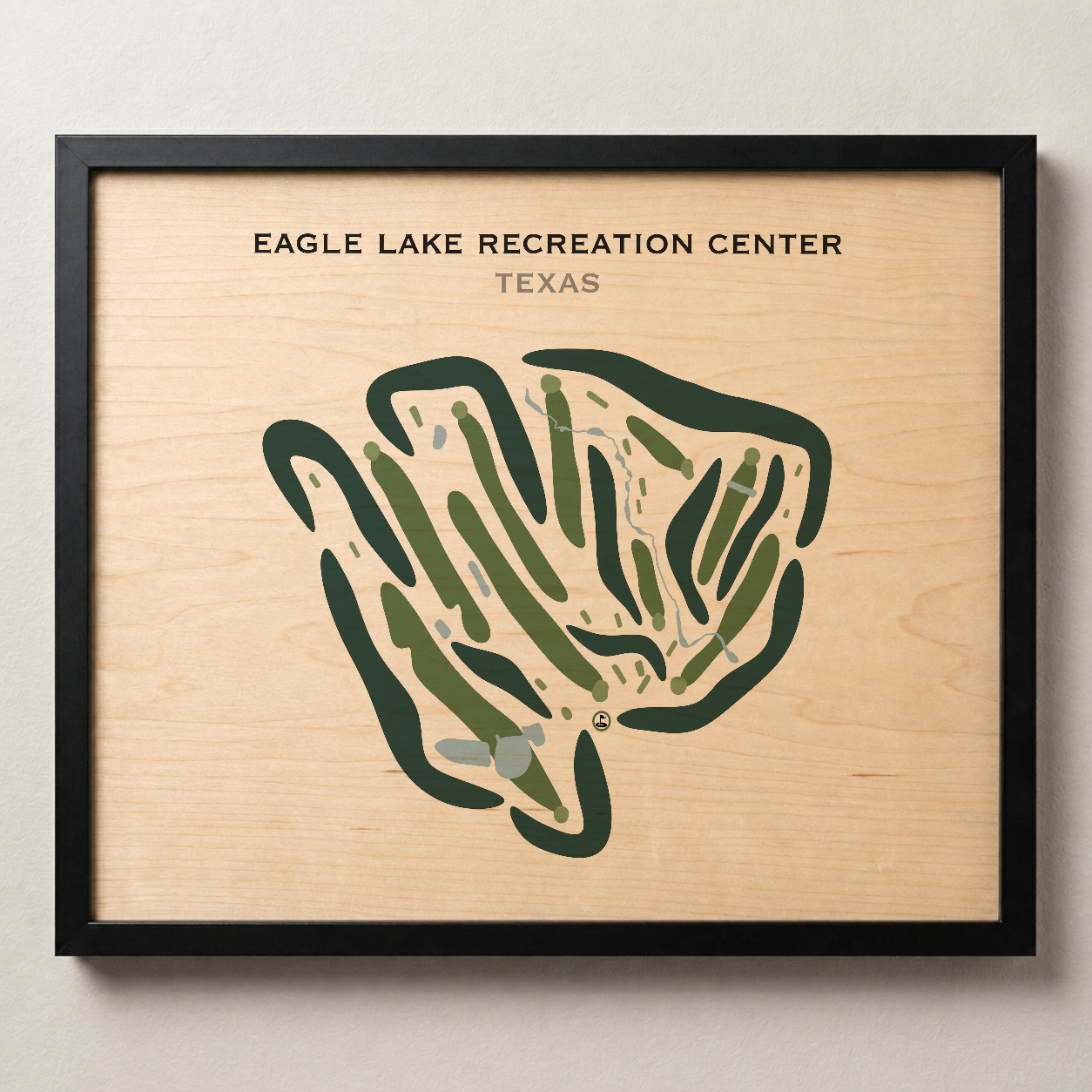 Eagle Lake Recreation Center, Texas - Printed Golf Courses