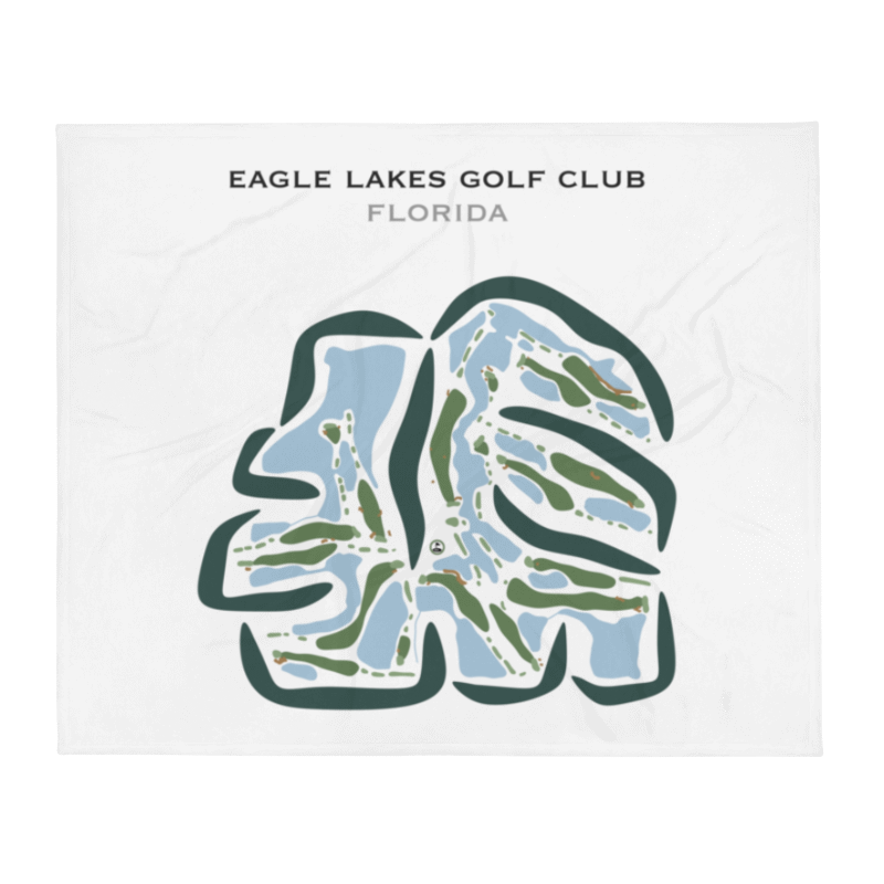 Eagle Lakes Golf Club, Florida - Printed Golf Courses