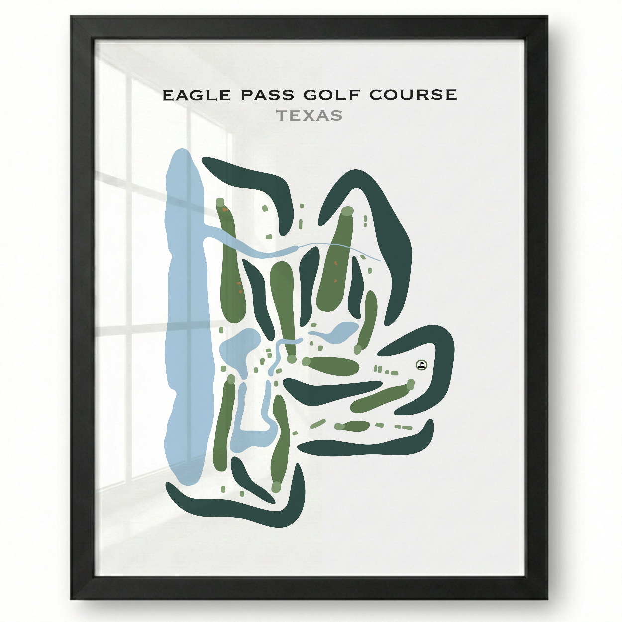 Eagle Pass Golf Course, Texas - Printed Golf Courses
