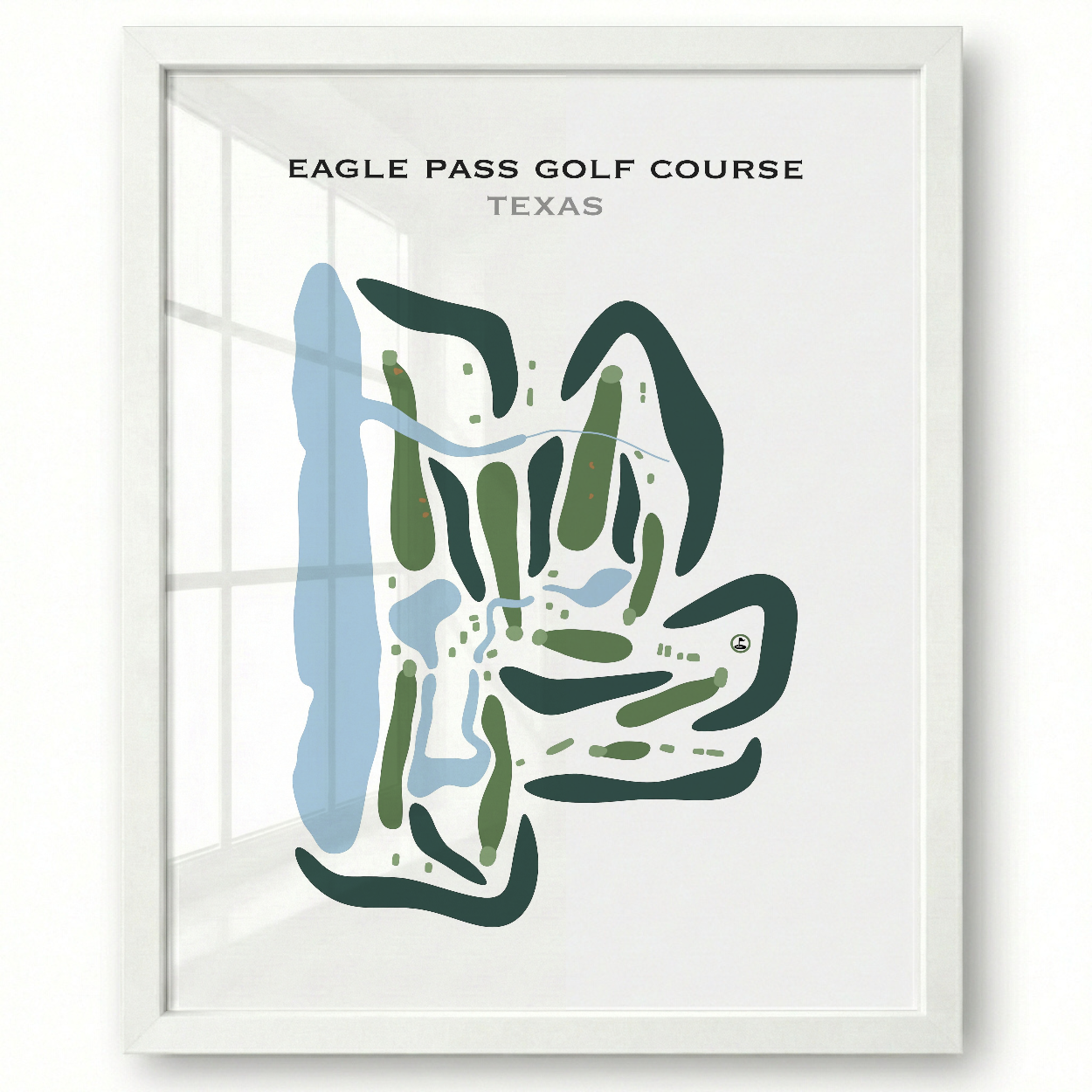 Eagle Pass Golf Course, Texas - Printed Golf Courses