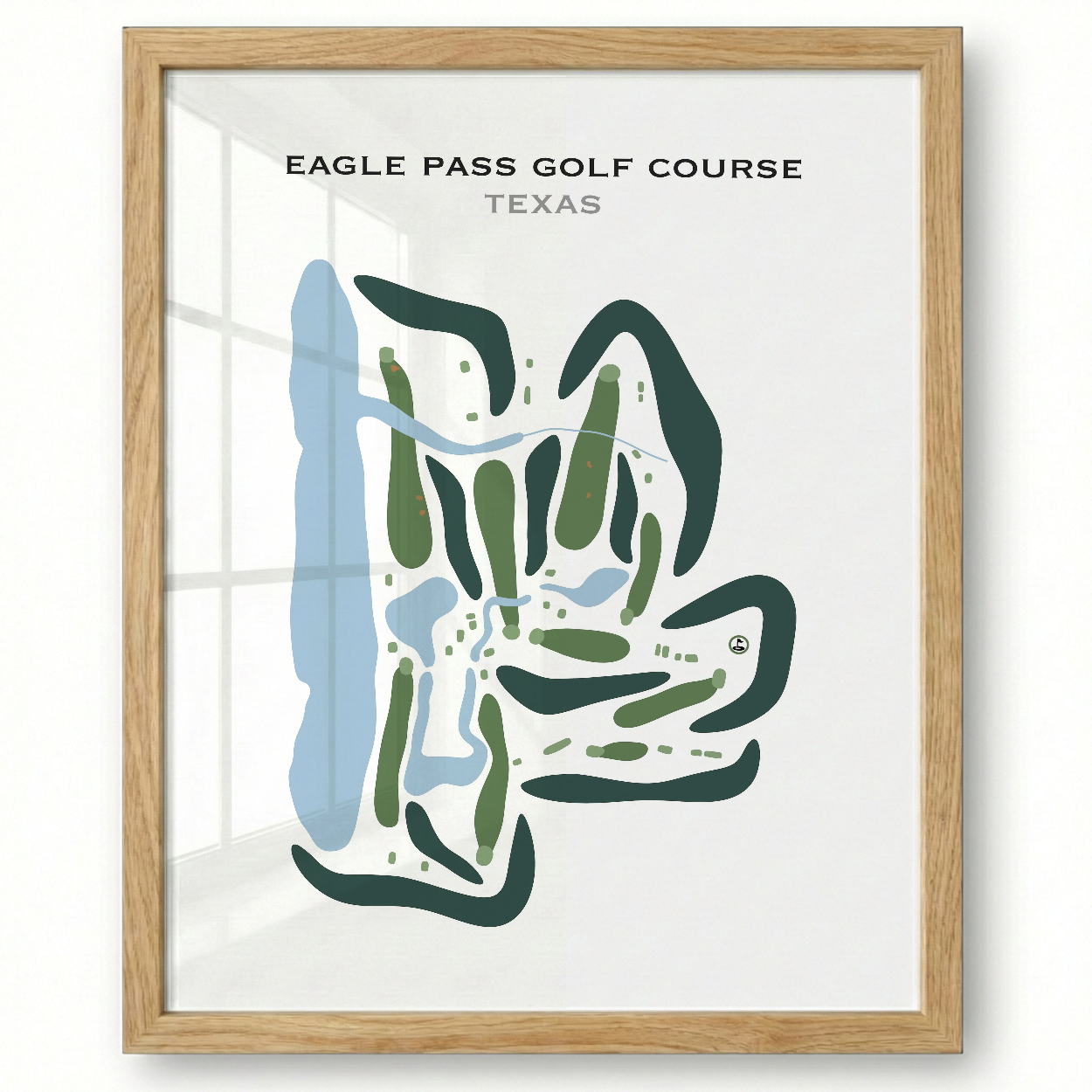 Eagle Pass Golf Course, Texas - Printed Golf Courses