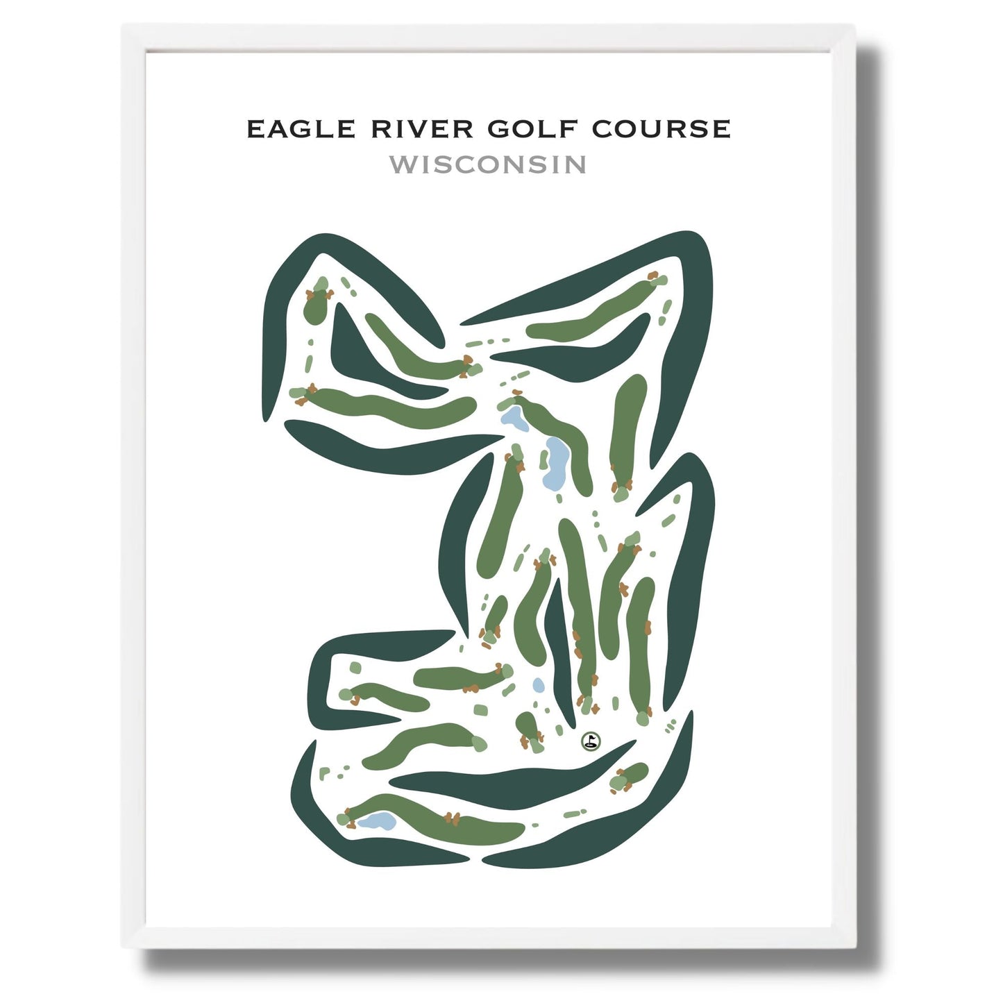 Eagle River Golf Course, Wisconsin - Printed Golf Courses
