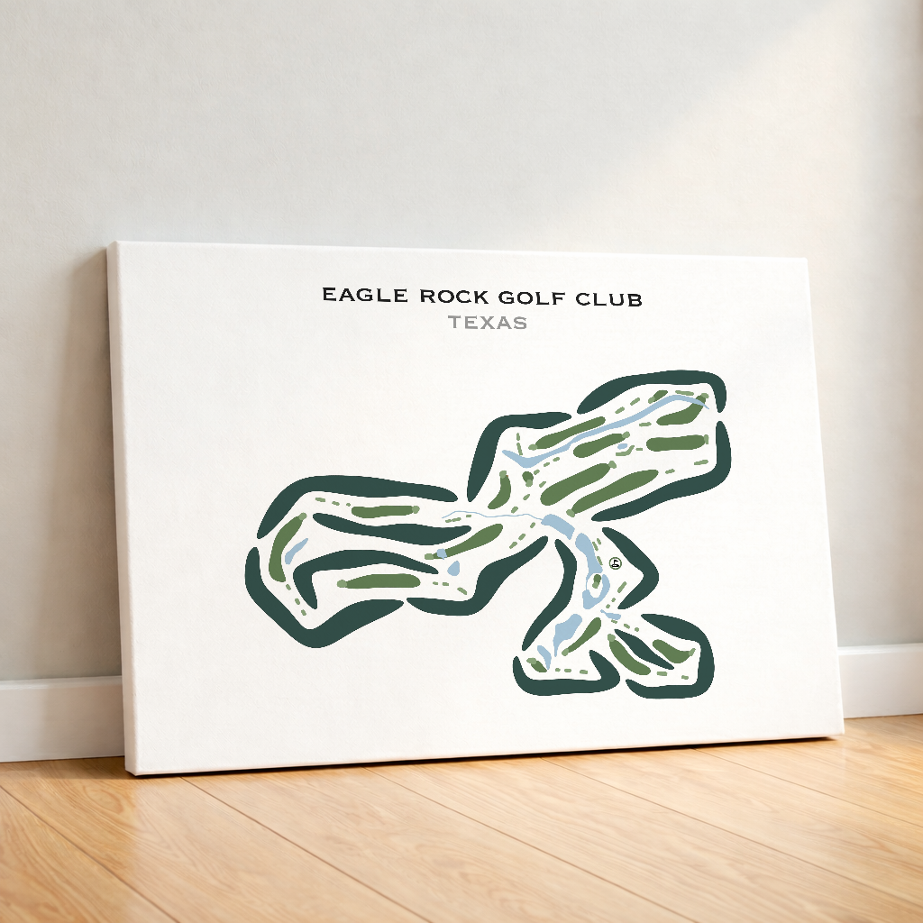 Eagle Rock Golf Club, Texas - Printed Golf Courses