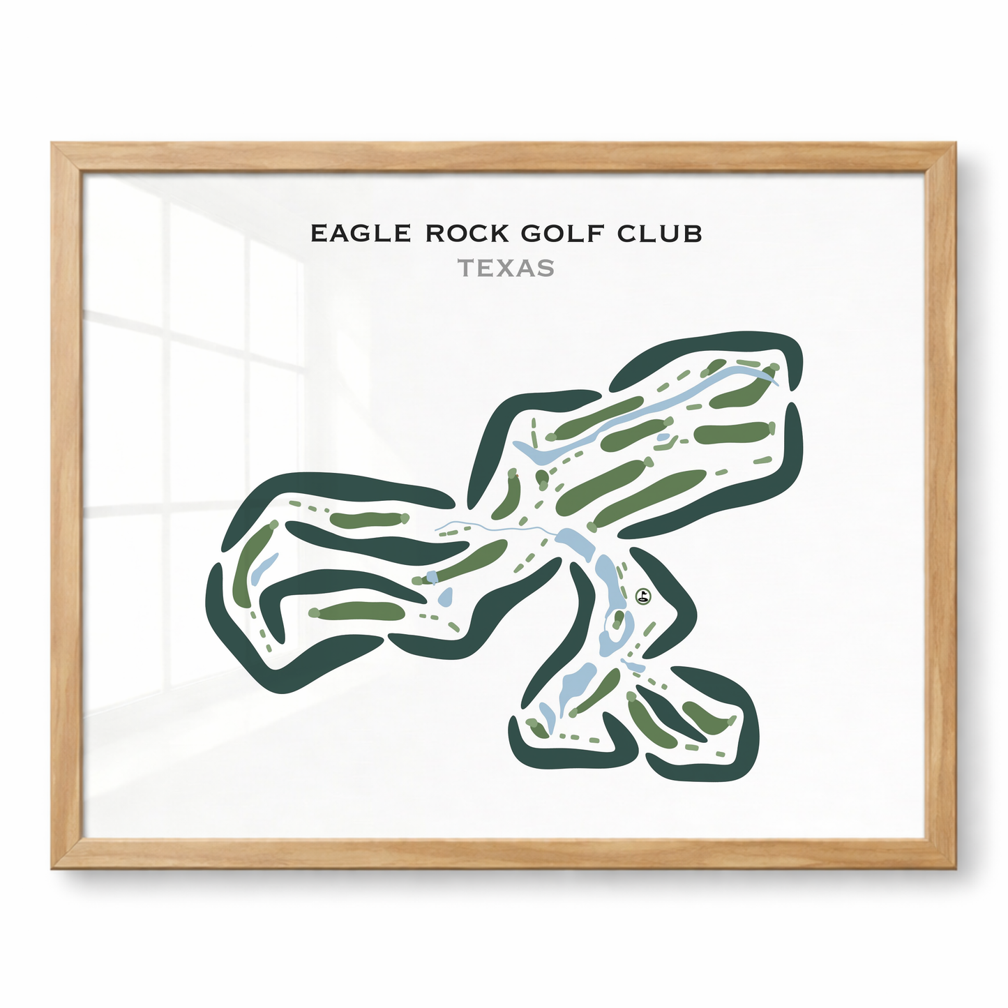 Eagle Rock Golf Club, Texas - Printed Golf Courses