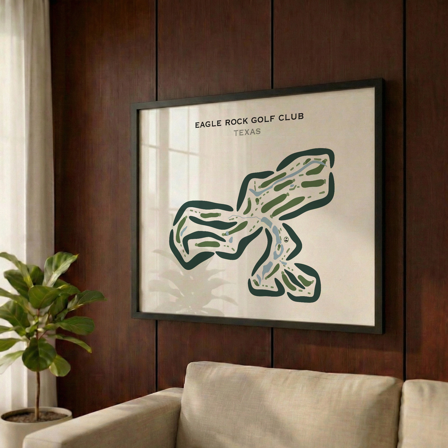 Eagle Rock Golf Club, Texas - Printed Golf Courses