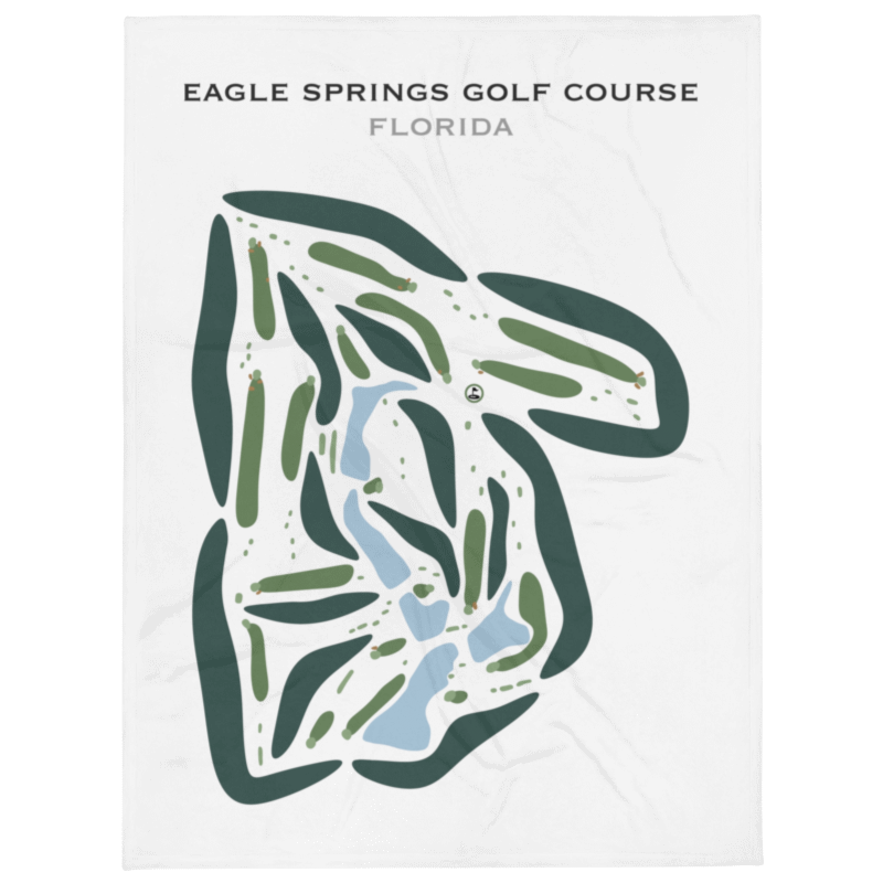 Eagle Springs Golf Course, Florida - Printed Golf Courses
