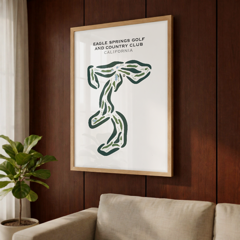 Eagle Springs Golf & Country Club, California - Printed Golf Courses