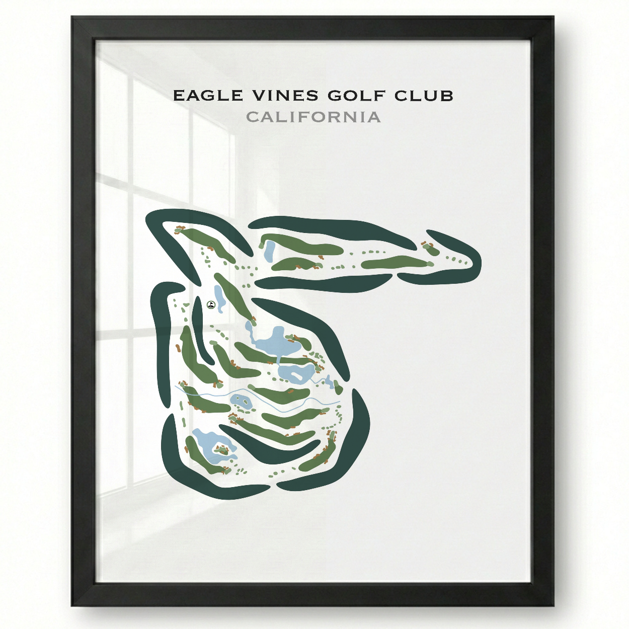 Eagle Vines Golf Club, California - Printed Golf Courses