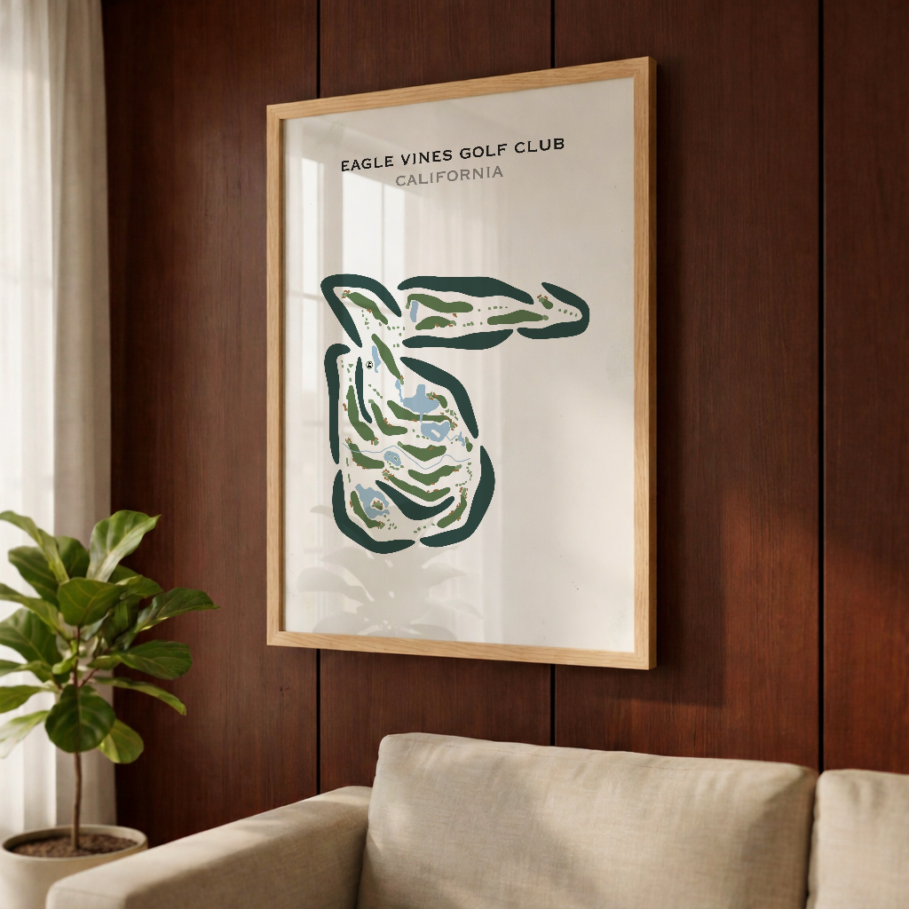 Eagle Vines Golf Club, California - Printed Golf Courses