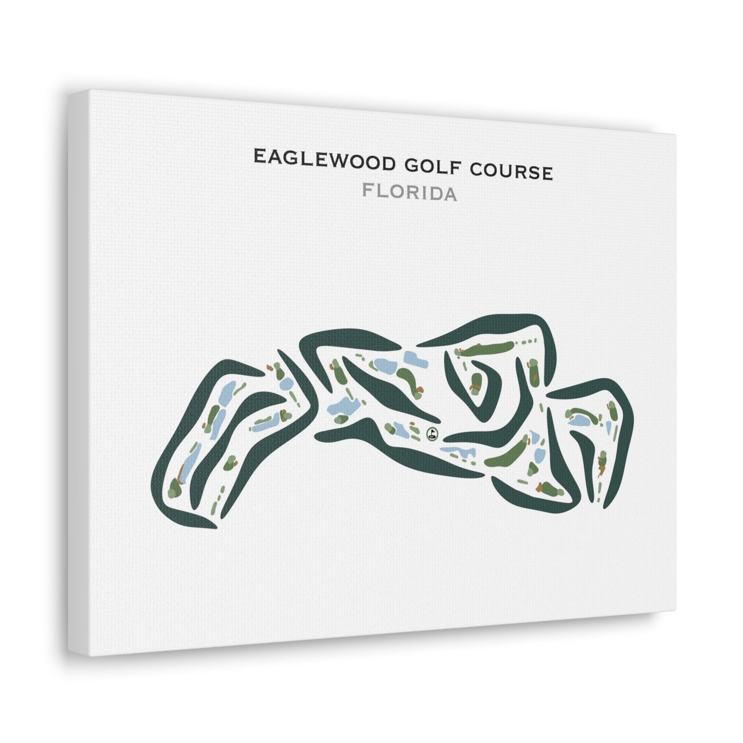 Eaglewood Golf Course, Florida - Printed Golf Courses