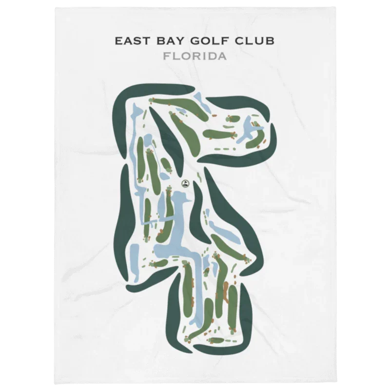 East Bay Golf Club, Florida - Printed Golf Courses