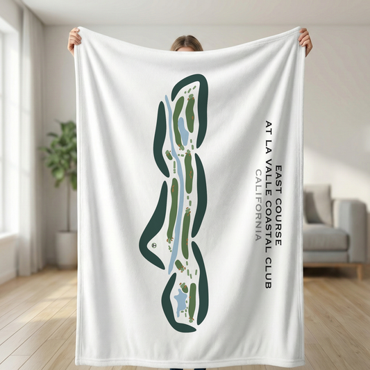 East Course at La Valle Coastal Club, California - Printed Golf Courses
