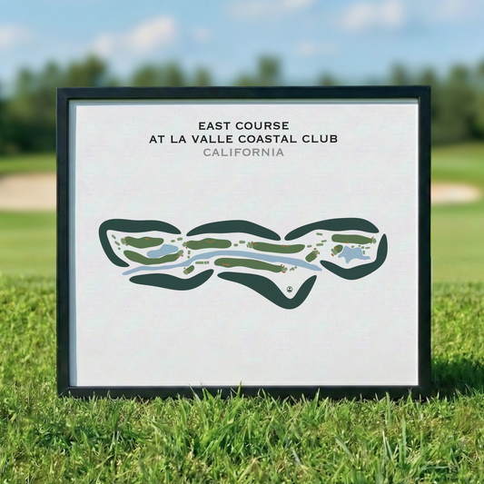 East Course at La Valle Coastal Club, California - Printed Golf Courses