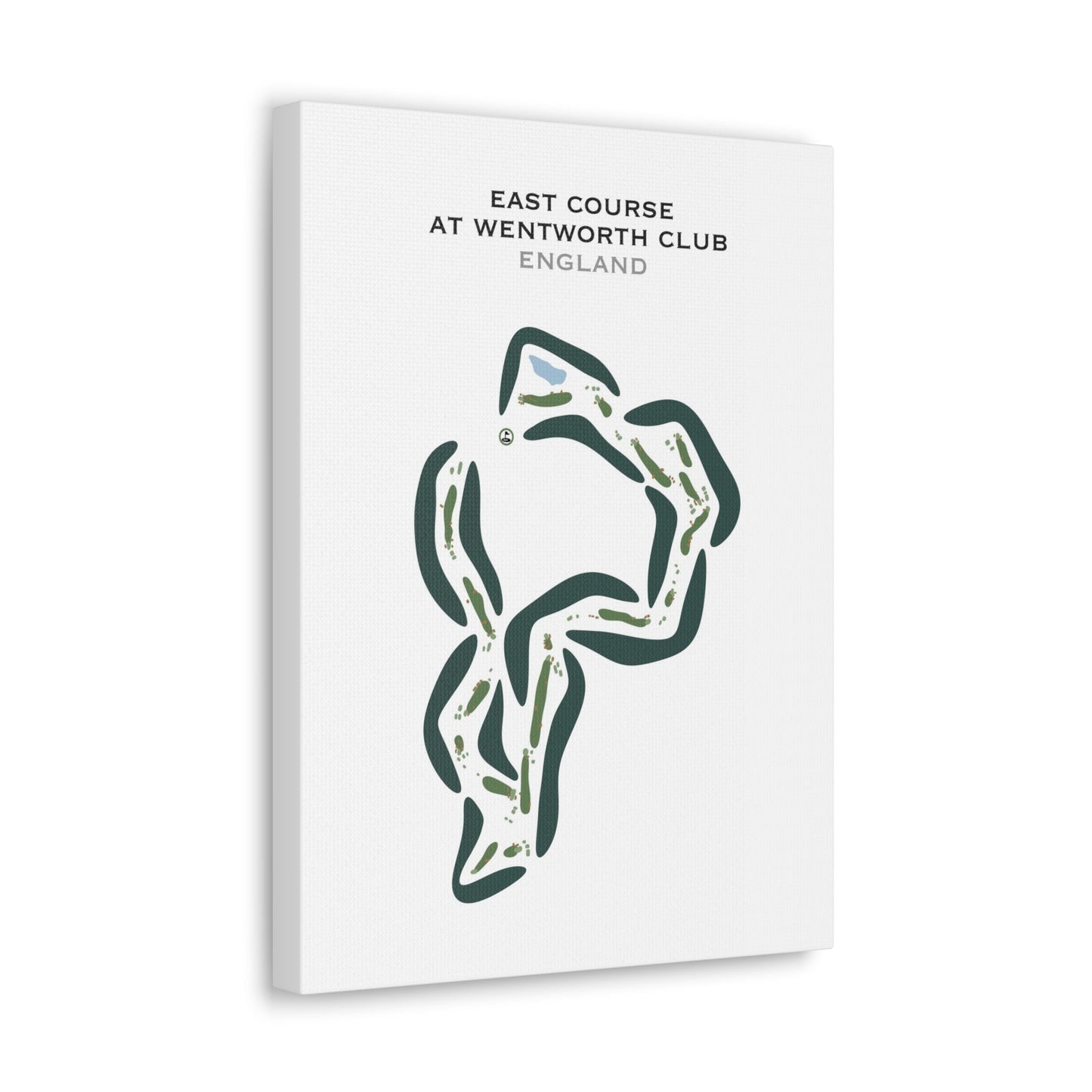 East Course at Wentworth Golf Club, England - Printed Golf Courses
