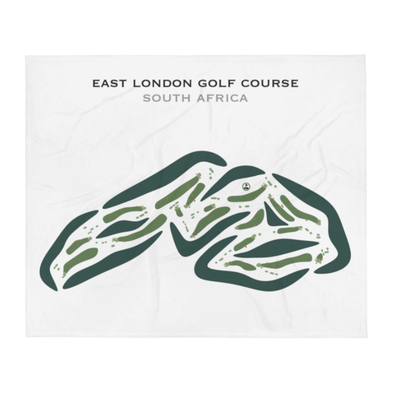 East London Golf Club, South Africa - Printed Golf Courses