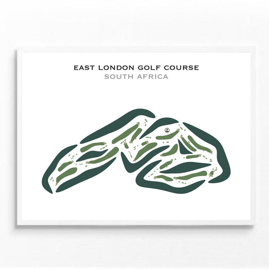 East London Golf Club, South Africa - Printed Golf Courses