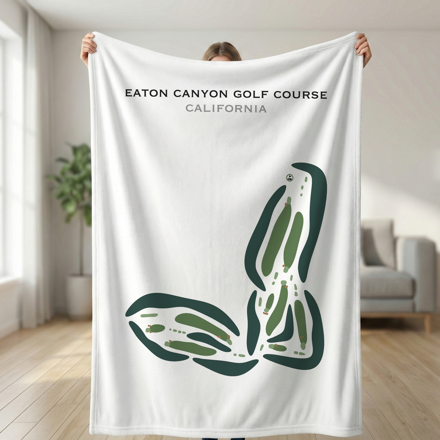 Eaton Canyon Golf Course, California - Printed Golf Courses