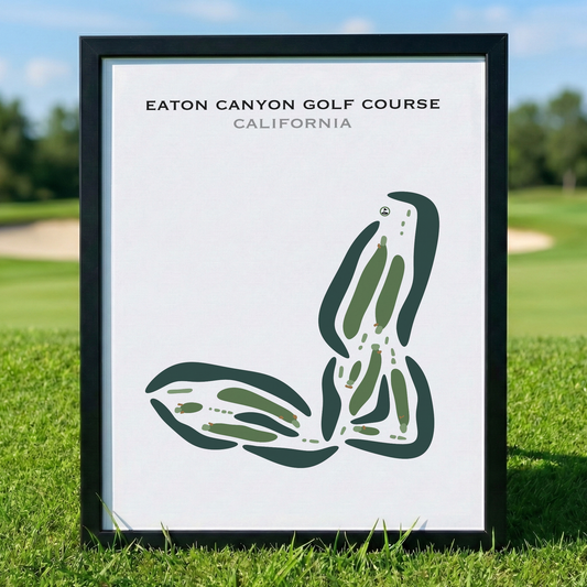 Eaton Canyon Golf Course, California - Printed Golf Courses