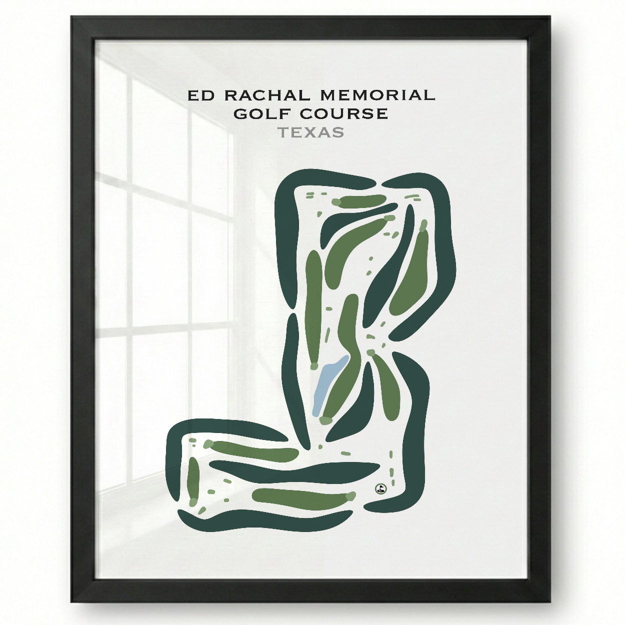 Ed Rachal Memorial Golf Course, Texas - Printed Golf Courses
