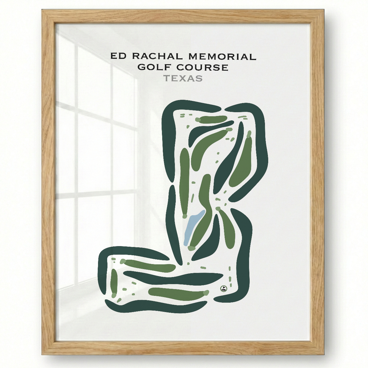 Ed Rachal Memorial Golf Course, Texas - Printed Golf Courses