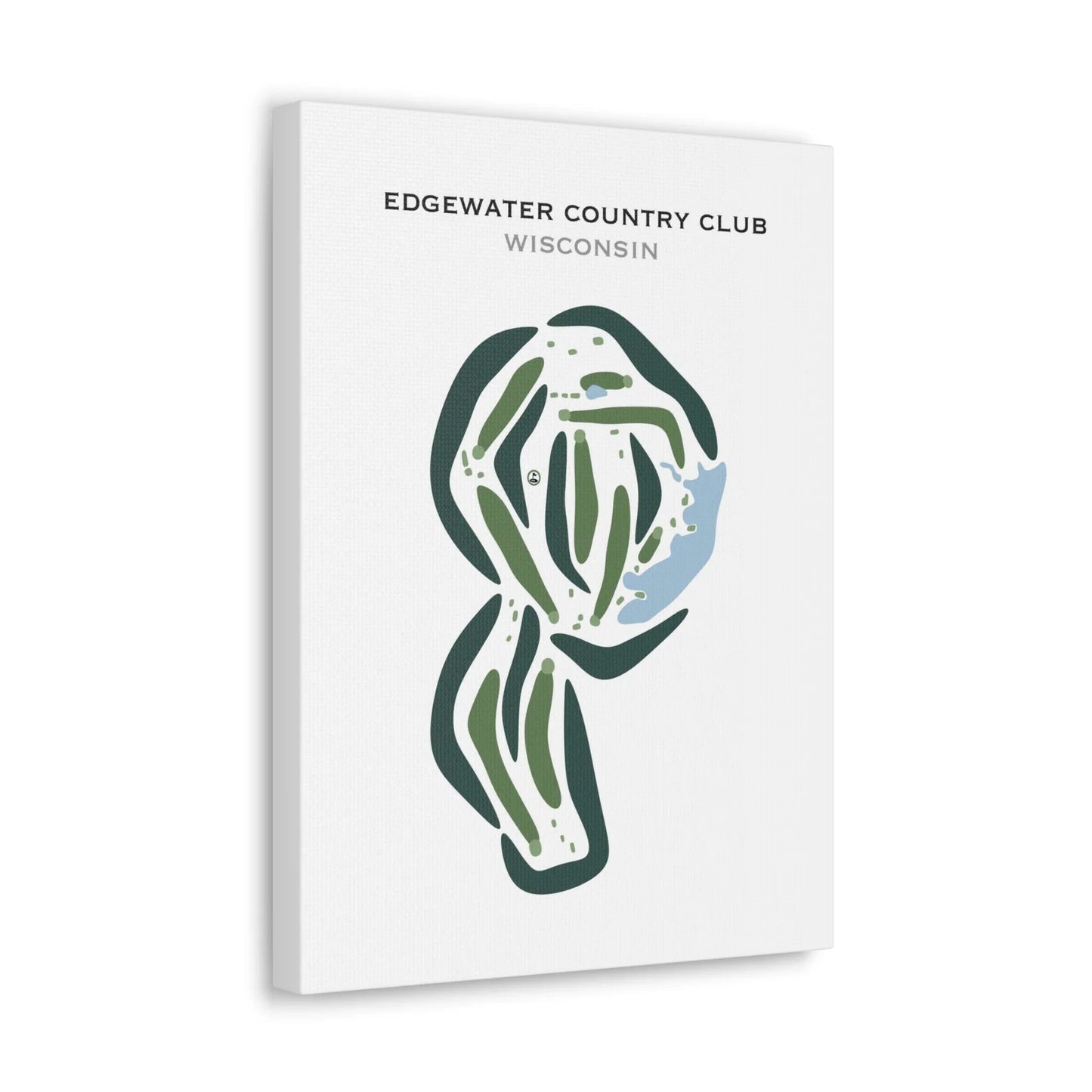 Edgewater Country Club, Wisconsin - Printed Golf Courses