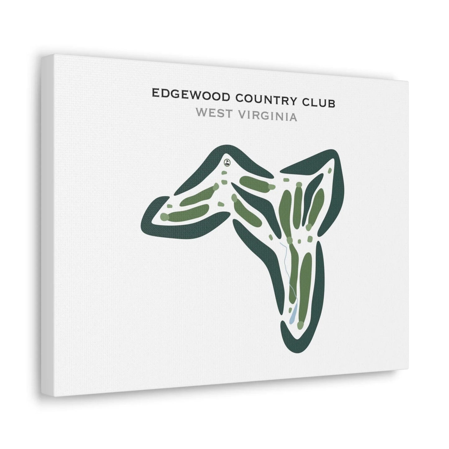 Edgewood Country Club, West Virginia - Printed Golf Courses