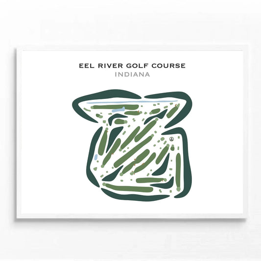 Eel River Golf Course, Indiana - Printed Golf Courses