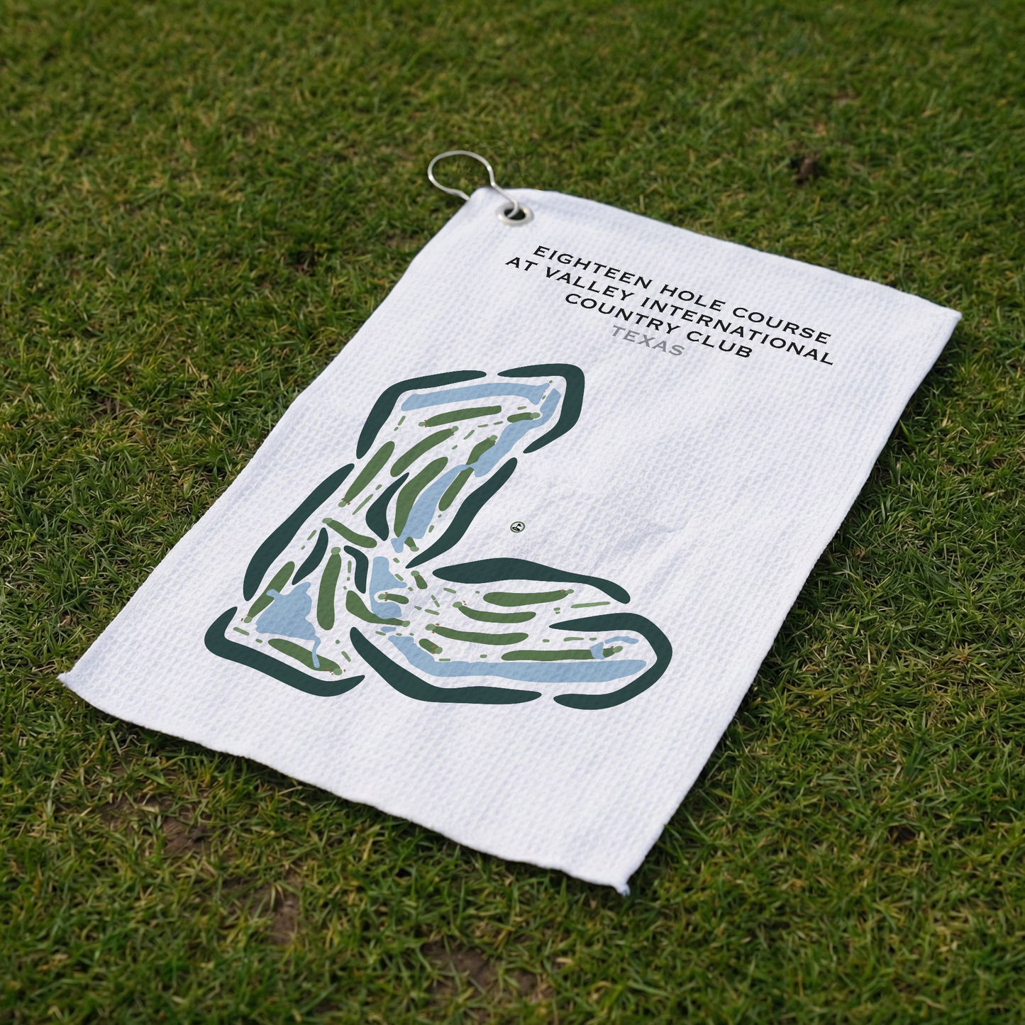 Eighteen Hole at Valley International Country Club, Texas - Printed Golf Courses