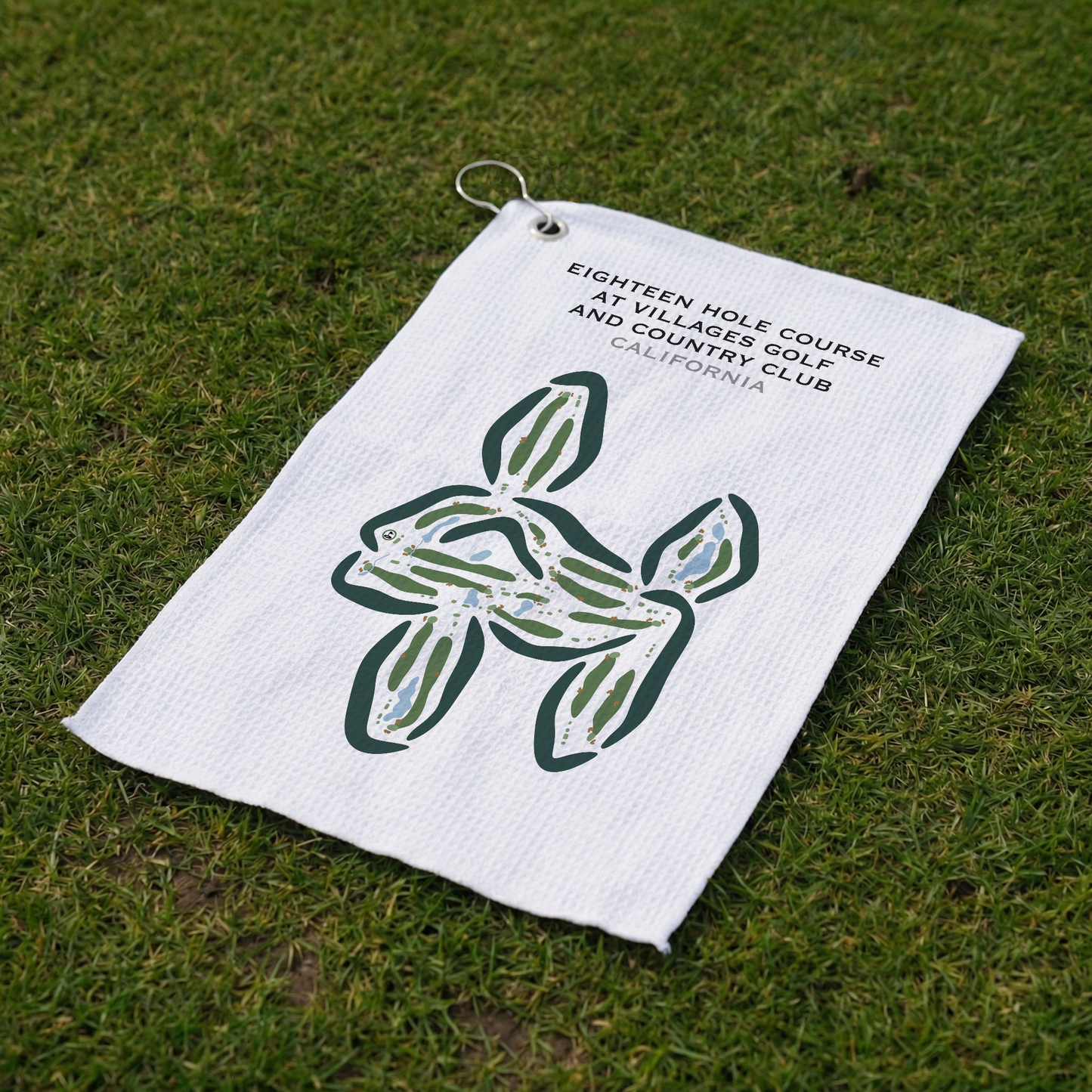 Eighteen Hole Course at Villages Golf & Country Club, California - Printed Golf Courses
