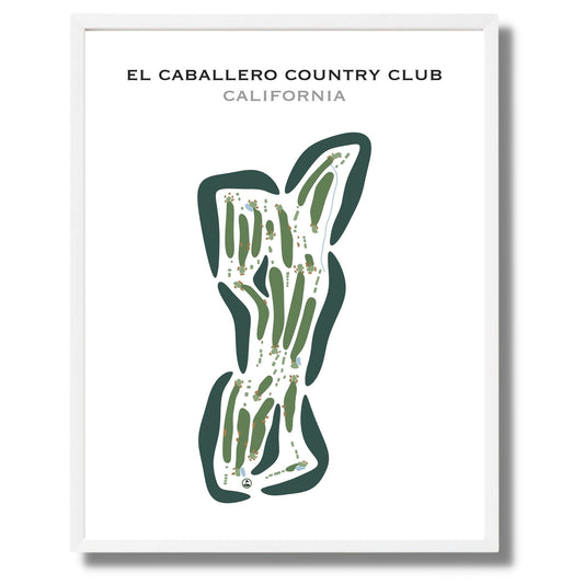El Caballero Country Club, California - Printed Golf Courses