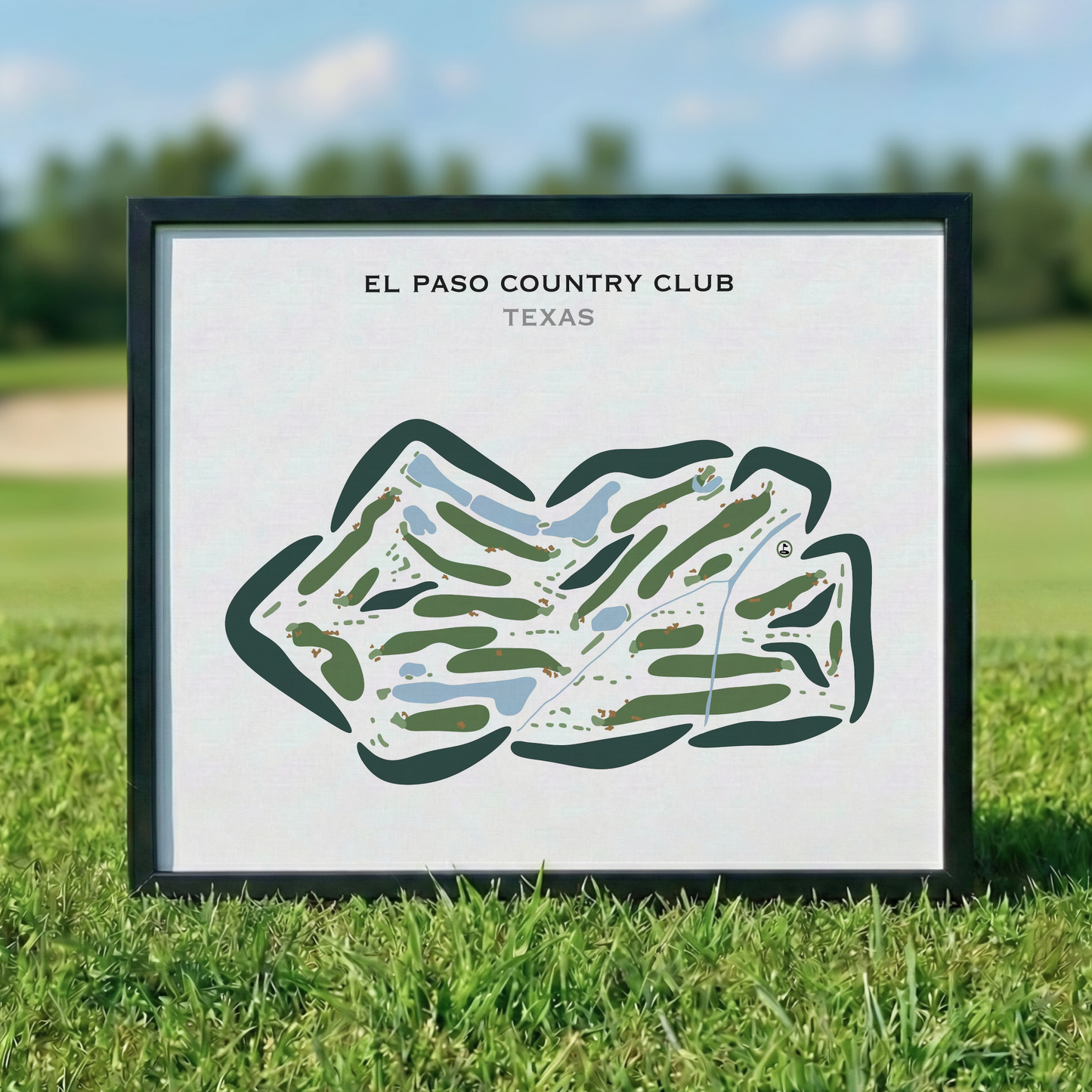 El Paso Country Club, Texas - Printed Golf Courses