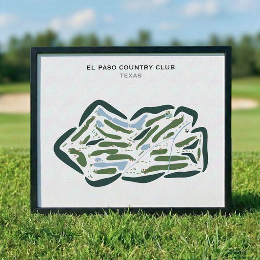 El Paso Country Club, Texas - Printed Golf Courses