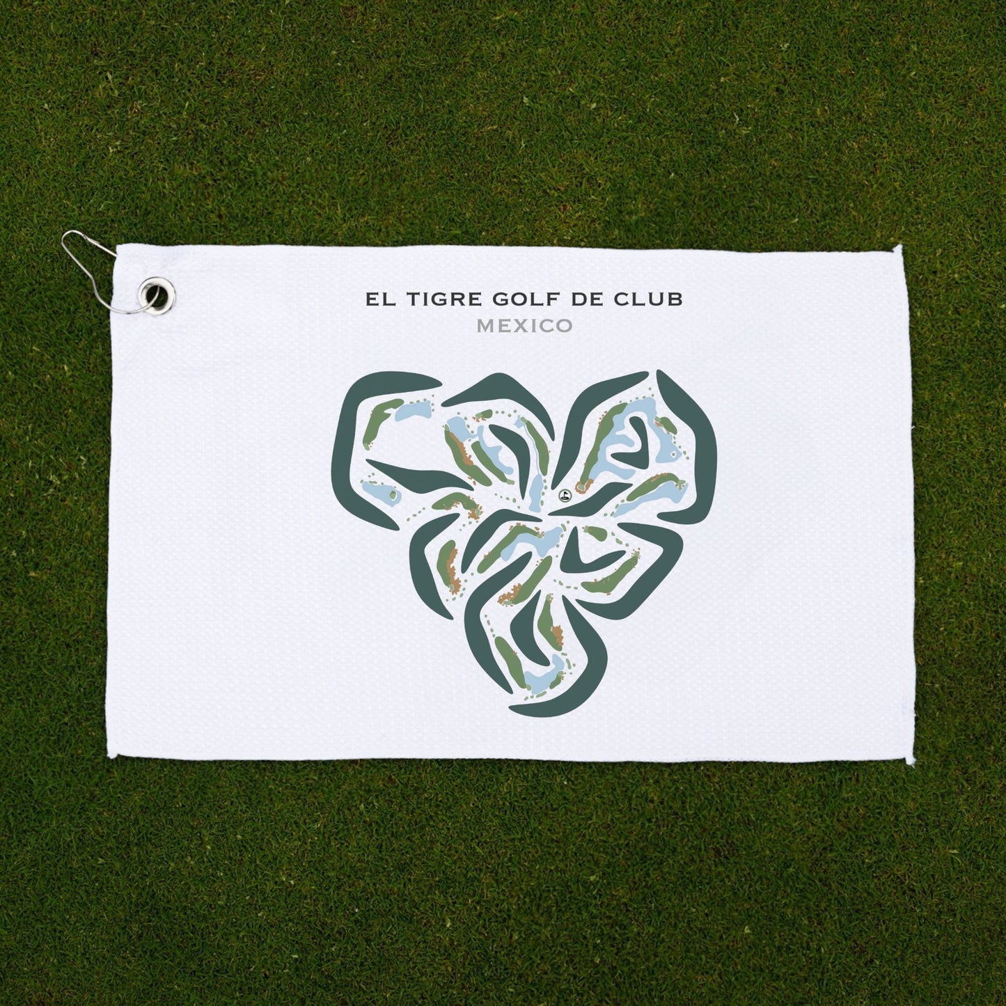 El Tigre Club de Golf, Mexico - Printed Golf Courses