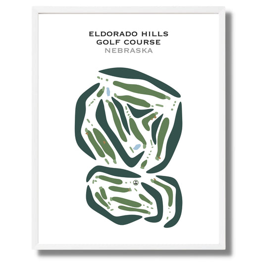 Eldorado Hills Golf Course, Nebraska - Printed Golf Courses