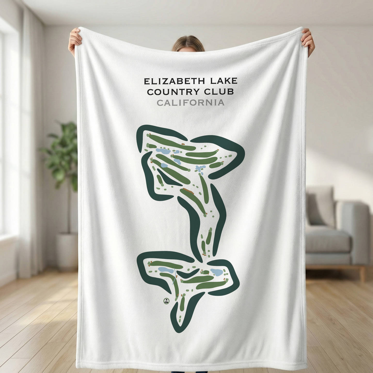 Elizabeth Lake Country Club, California - Printed Golf Courses
