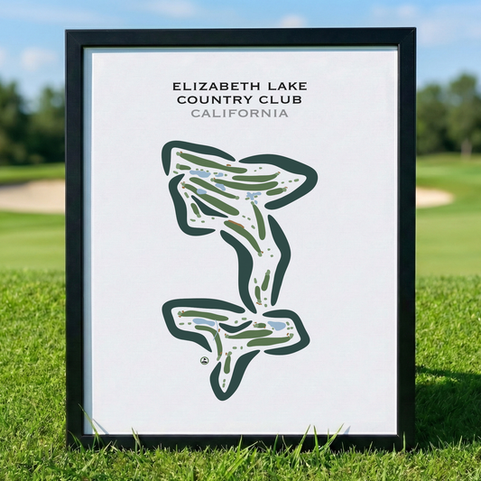 Elizabeth Lake Country Club, California - Printed Golf Courses