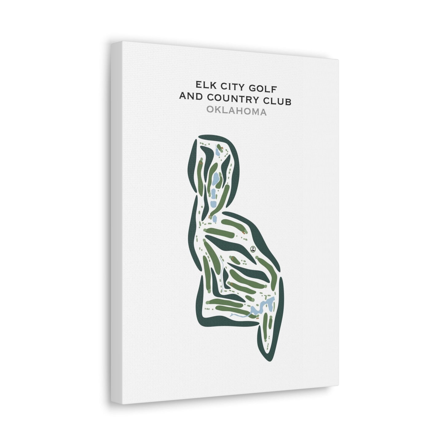 Elk City Golf & Country Club, Oklahoma - Printed Golf Courses