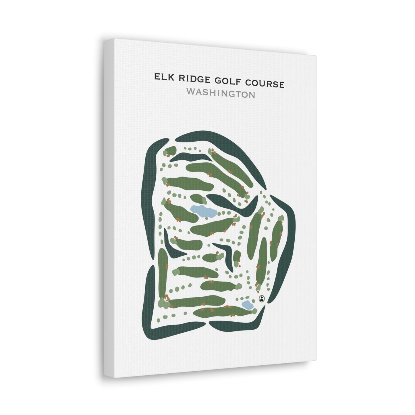 Elk Ridge Golf Course, Washington - Printed Golf Courses