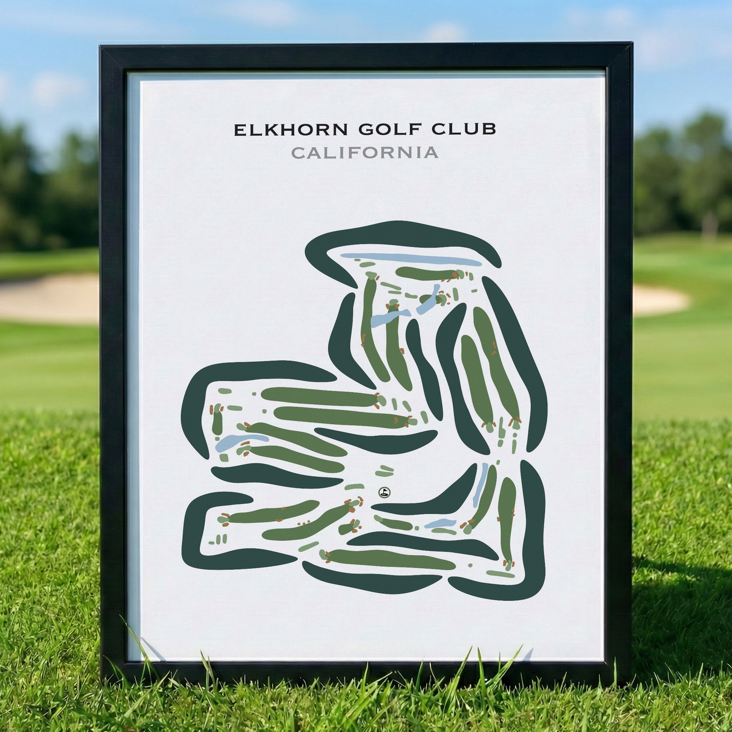 Elkhorn Golf Club, California - Printed Golf Courses