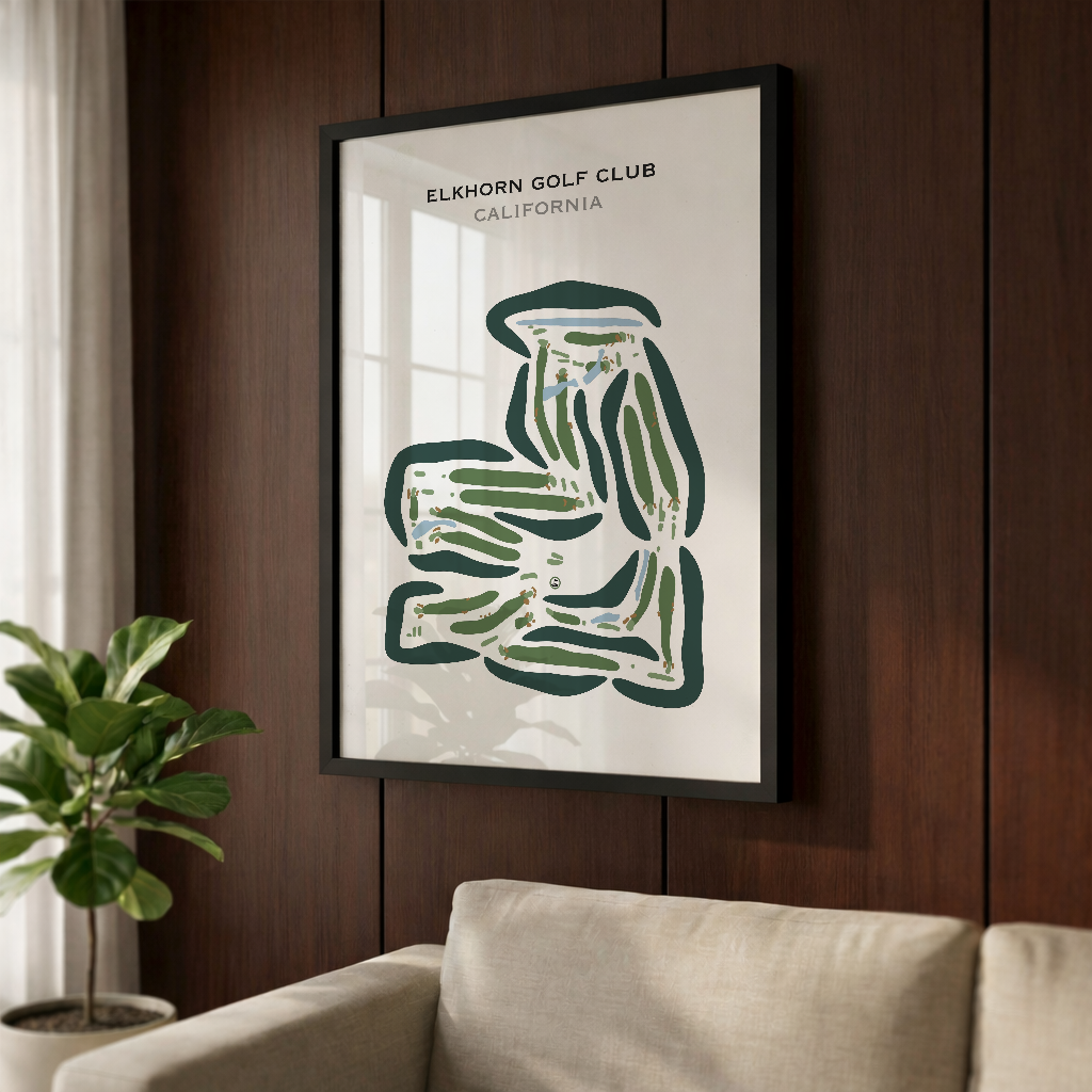 Elkhorn Golf Club, California - Printed Golf Courses