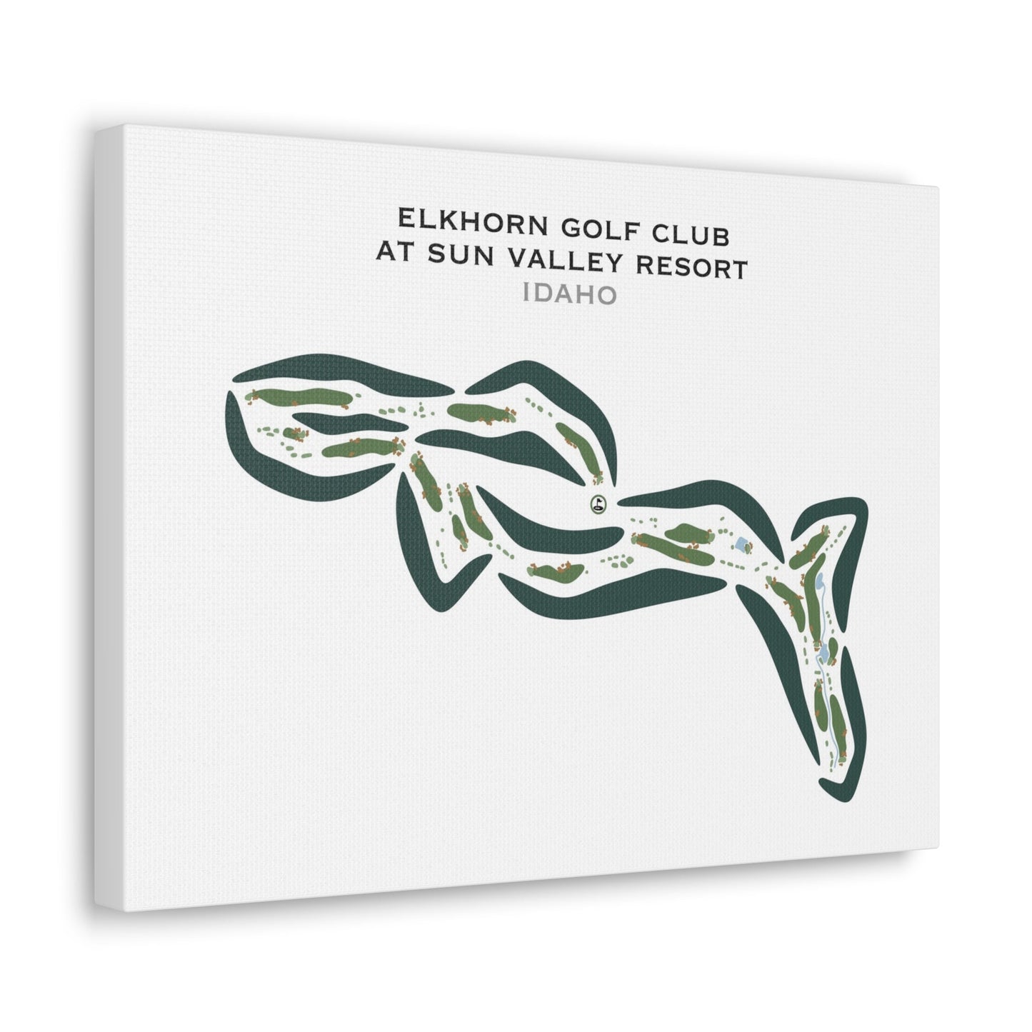 Elkhorn Golf Club at Sun Valley Resort, Idaho - Printed Golf Courses