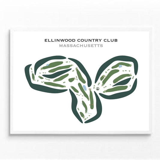 Ellinwood Country Club, Massachusetts - Printed Golf Courses